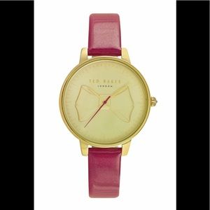 Ted Baker London 3 Hand Leather Strap watch 38mm
